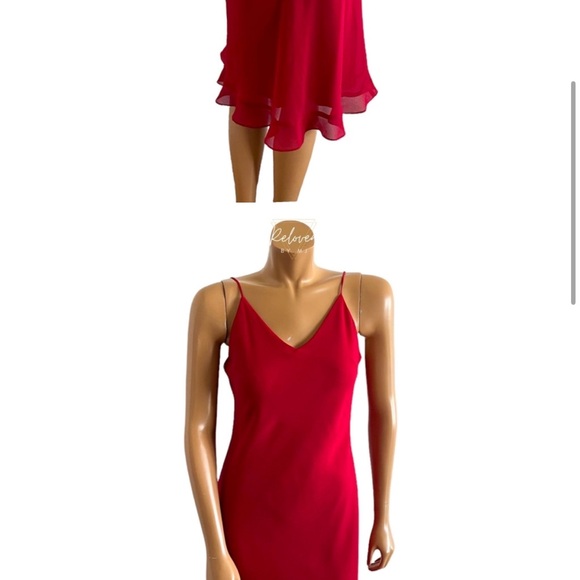 Red slip dress by Lori Ann - Picture 3 of 5